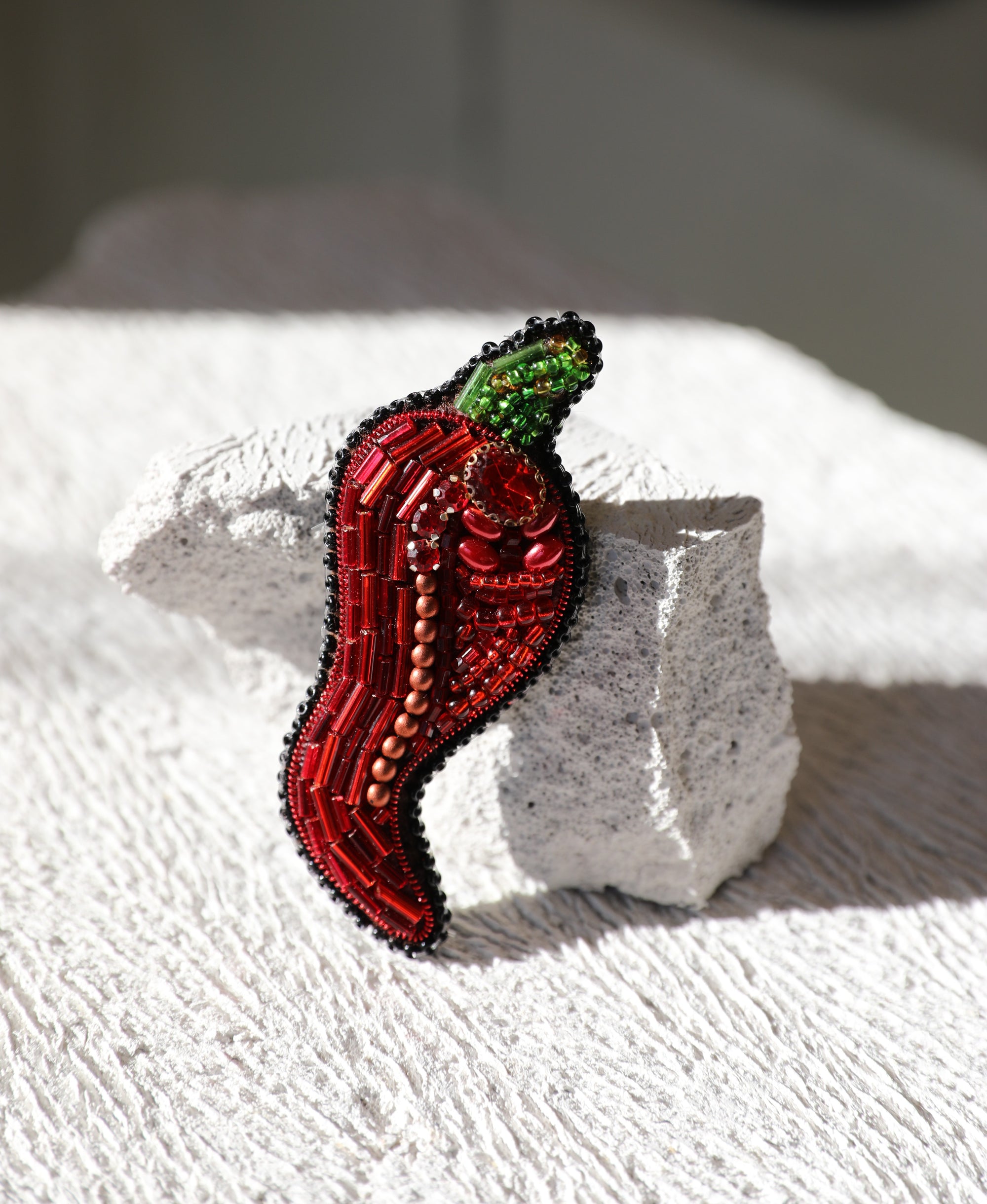 Chilli brooch